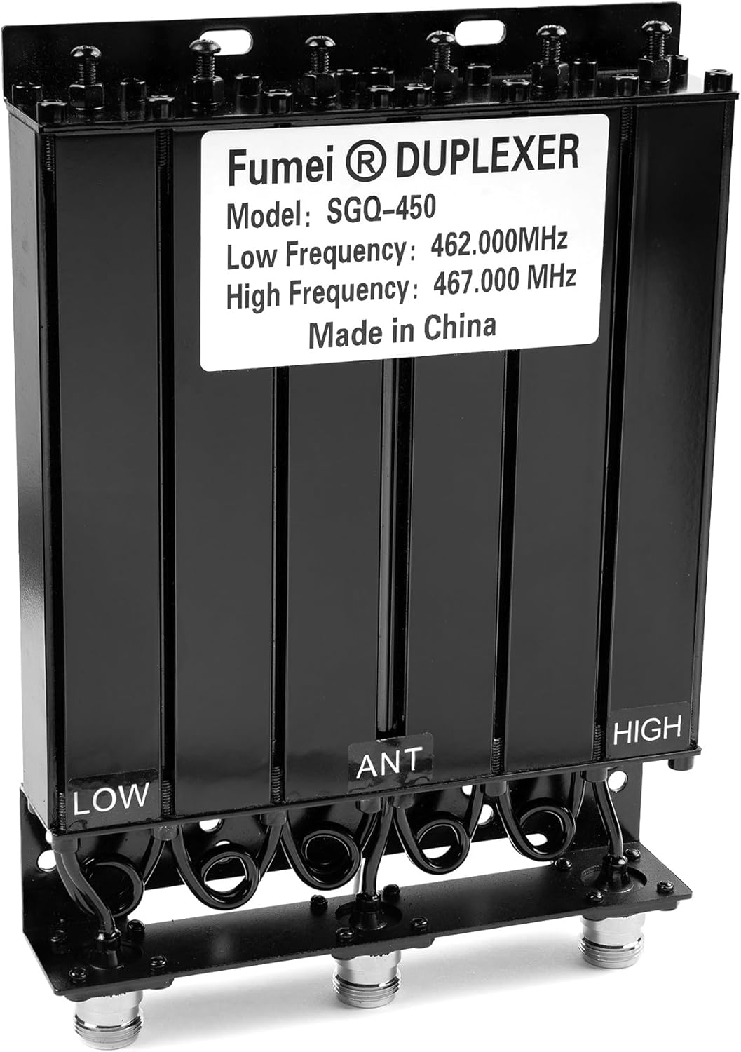 Fumei UHF Duplexer for Radio Repeater with N Female Connectors