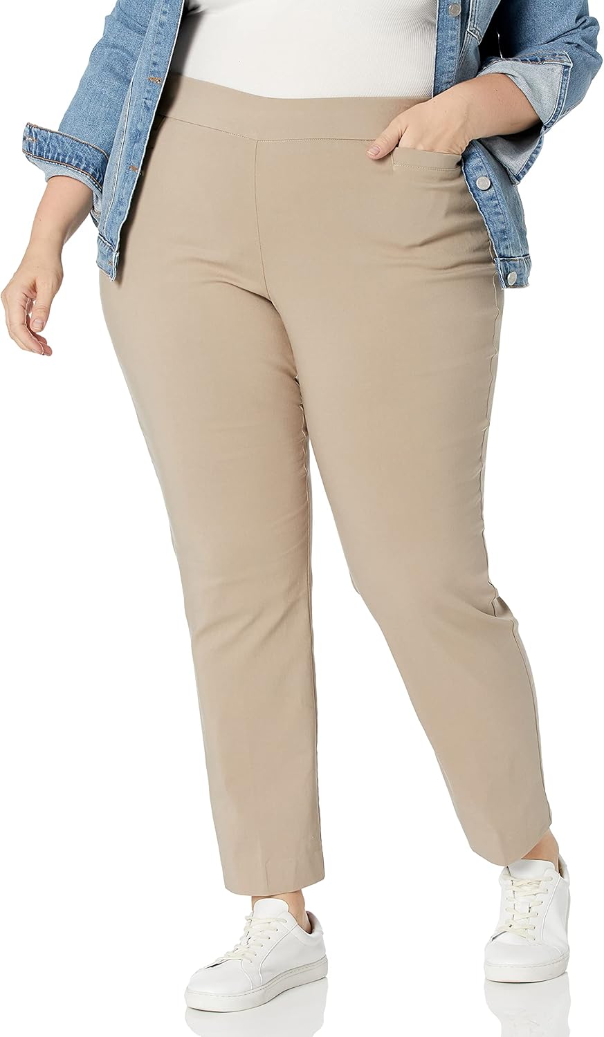 Briggs New York Womens Super Stretch Millennium Pull on Pant