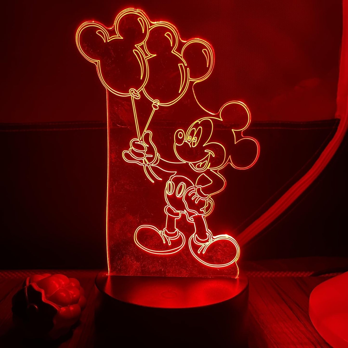 Remote Controlled Mickey 3D LED Night Light
