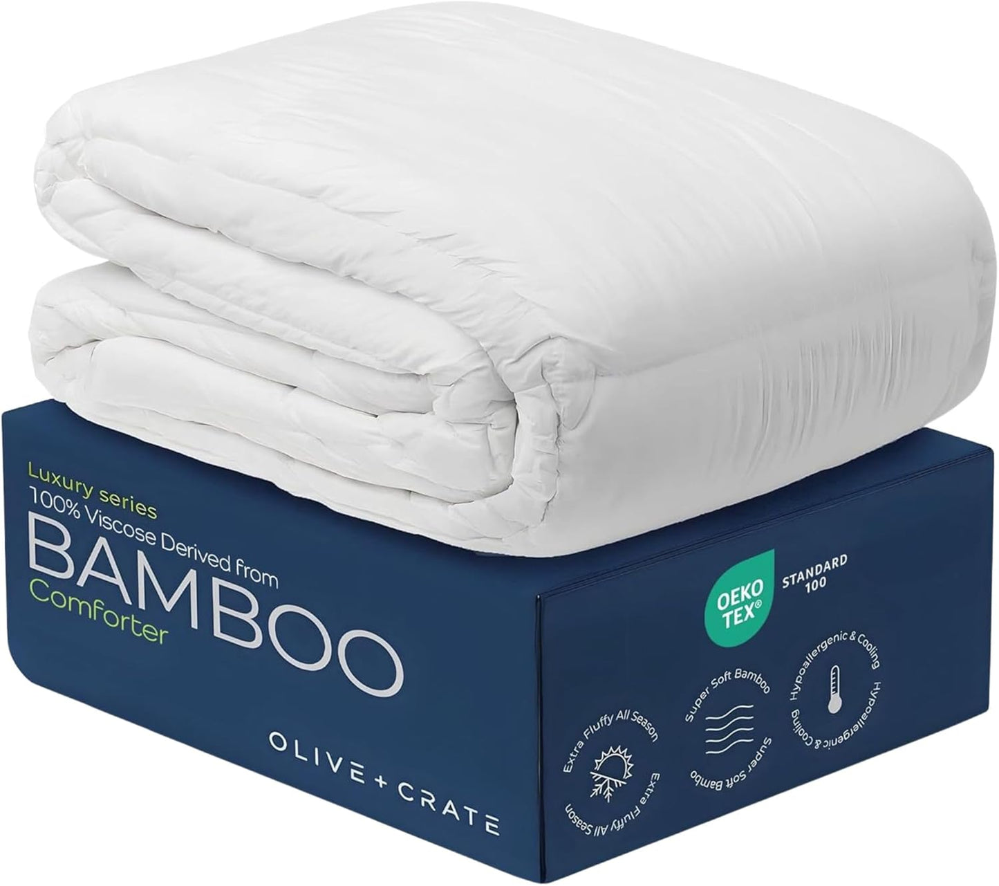 Cooling Bamboo Comforter - California King Size, Hypoallergenic