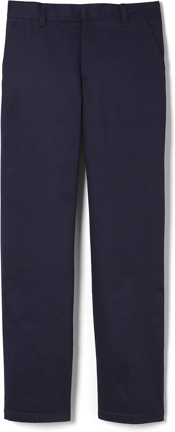 French Toast Boys' Relaxed Fit Twill Pant with Adjustable Waist