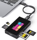 DOCKCASE Smart 8-in-1 CFexpress Card Reader with Touch Screen