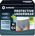 SUNKISS Incontinence Underwear for Men, Daytime Disposable Pull Ups
