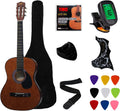 YMC 38 Inch Coffee Acoustic Guitar Starter Package for Students