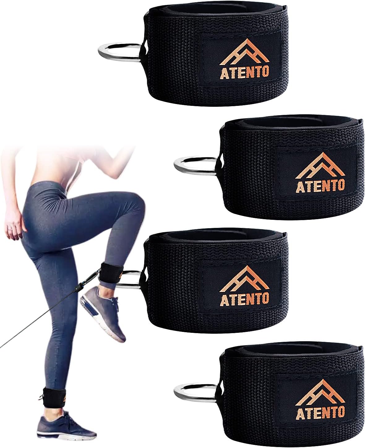 ATENTO Padded Ankle Straps for Max Comfort!