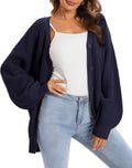 Women 100% Cotton Oversized Button-Down Cardigan - Relaxed Fit