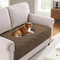Chenille Sofa Cover 36in x 63in - Slip Resistant Couch Protector