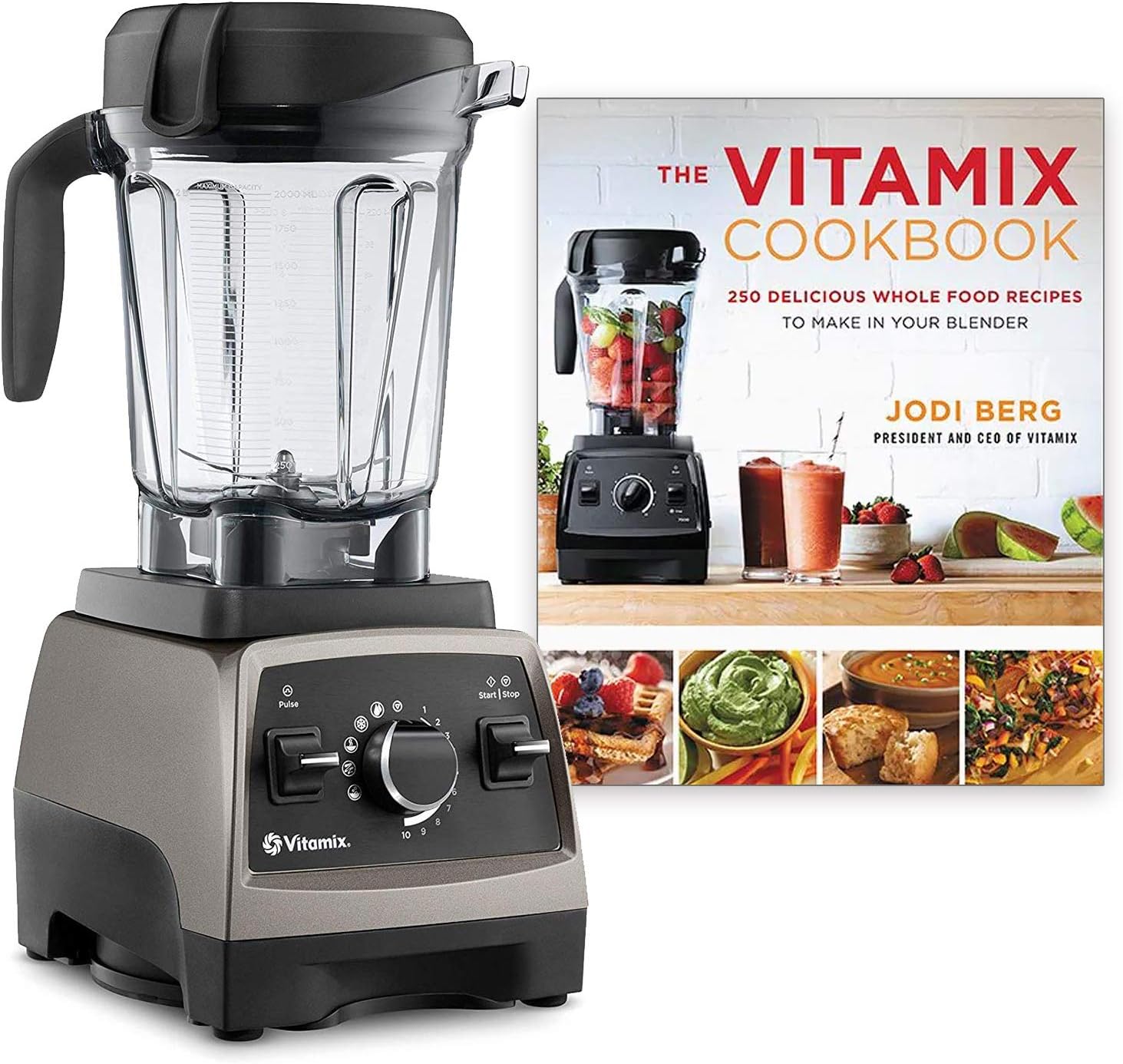 Vitamix Pro 750: Professional-Grade Blender + Cookbook