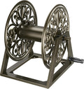 Garden Wall/Floor Mount Hose Reel - Heavy-Duty 200-ft Capacity