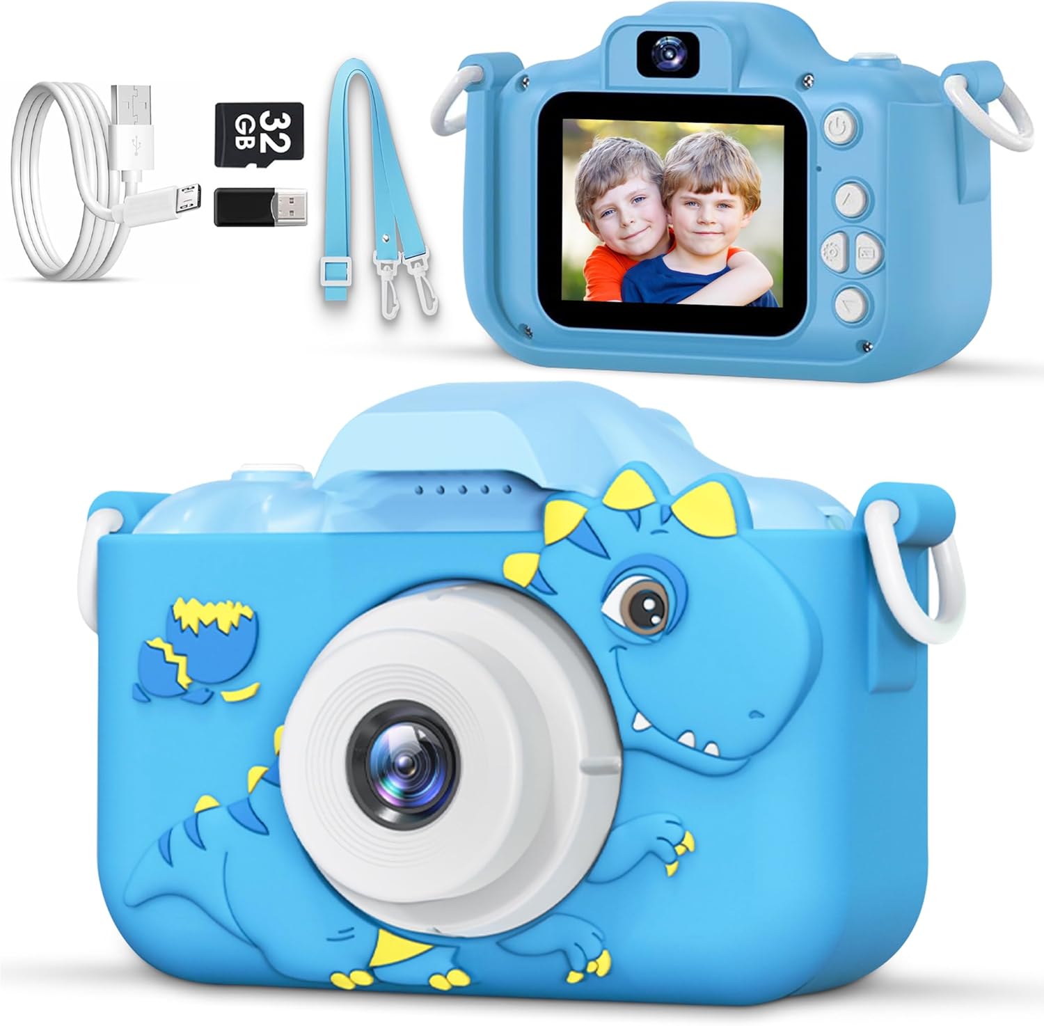 LOMINAT Dual Lens Kids Camera: 1080P Selfie Fun!