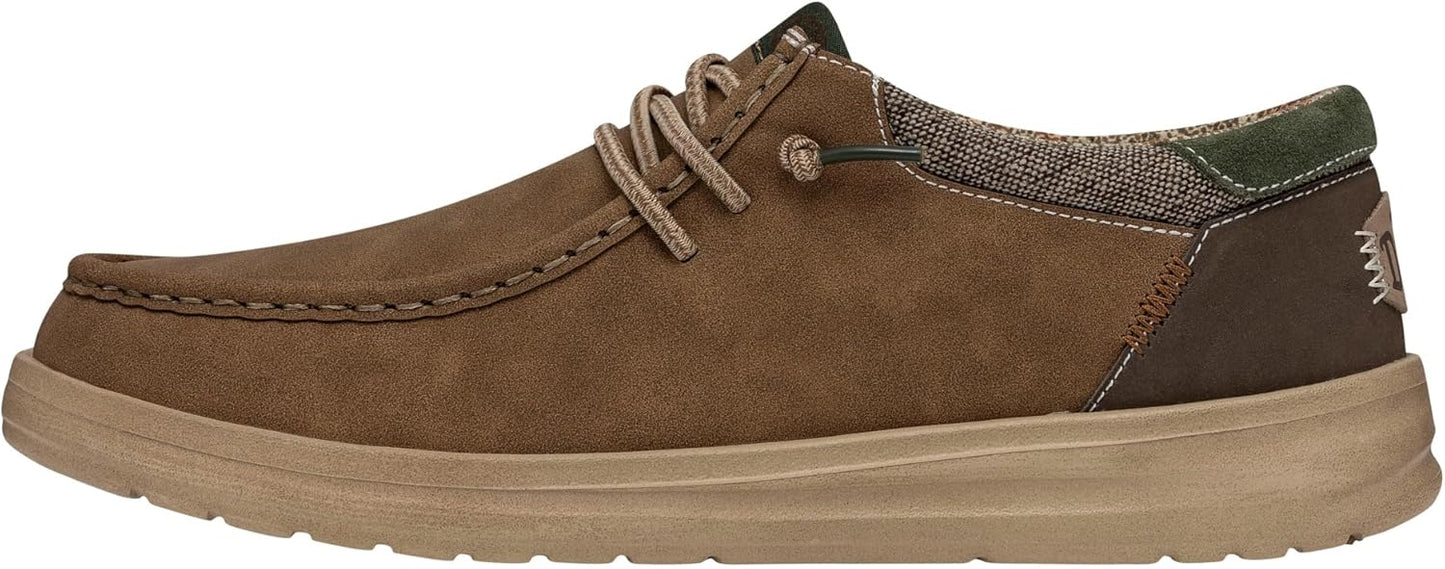 HEYDUDE Men's Paul Comfortable Lightweight Lace Up Loafers