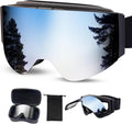 Frameless Flip Up Ski Goggles - Anti-Fog, UV Protection