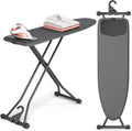 APEXCHASER Ironing Board 13x43 - Compact Foldable Board with Silicone