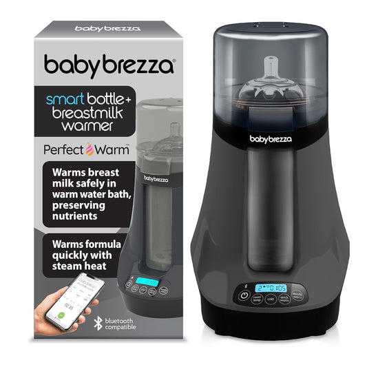 Baby Brezza Smart Bottle Warmer - Universal Fit, Bluetooth Control