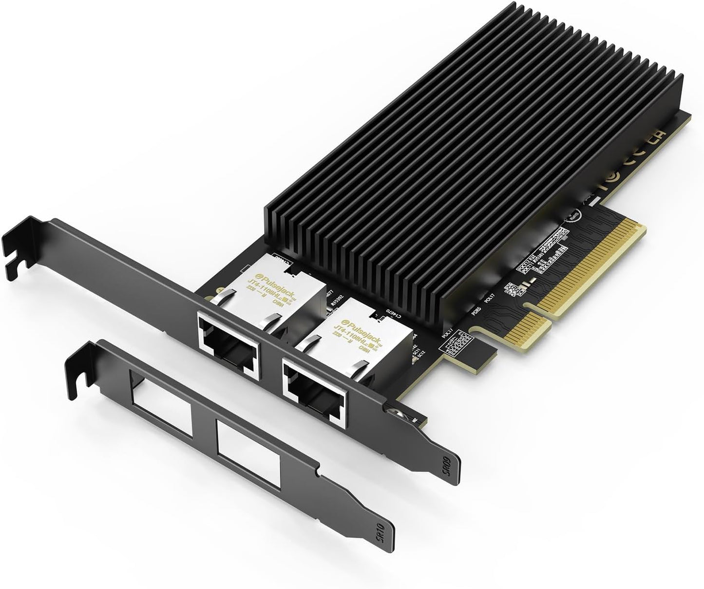 10G Dual RJ45 Port PCI-E Network Card for High-Speed Connectivity
