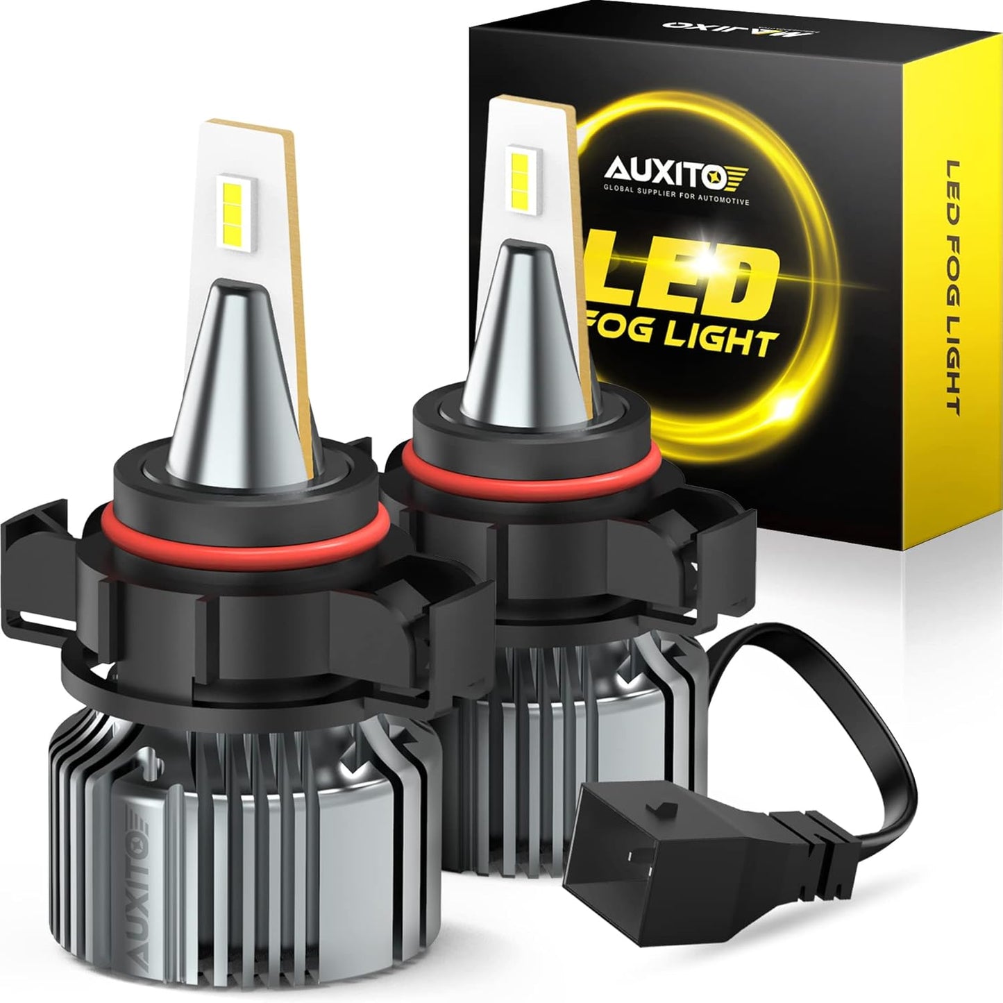 AUXITO 5202 H16 LED Fog Light Bulbs for Enhanced Visibility