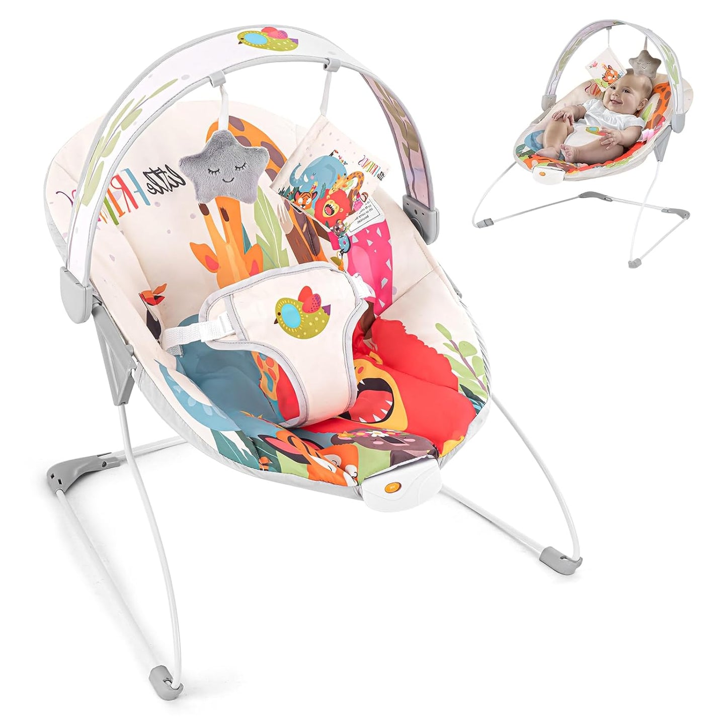 Portable Electric Baby Bouncer with Music