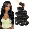 12A Brazilian Body Wave Human Hair 3 Bundles 22 24 26 in - Natural