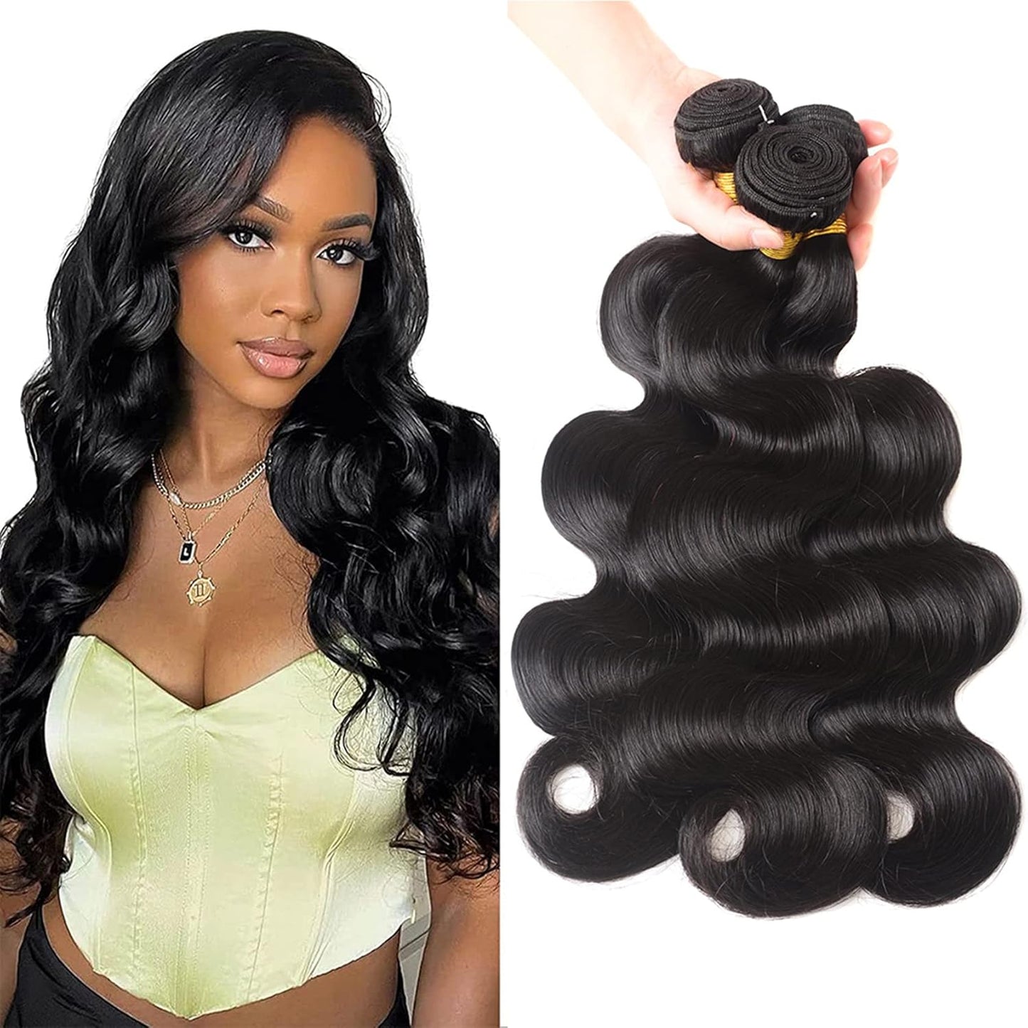 12A Brazilian Body Wave Human Hair Bundles for Stunning Styles