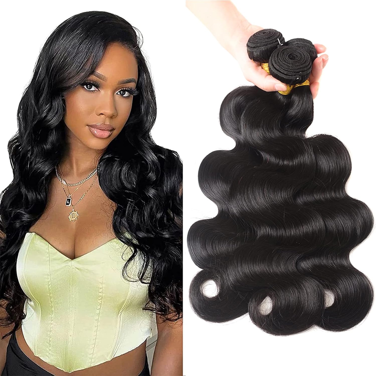12A Brazilian Body Wave Human Hair Bundles for Stunning Styles