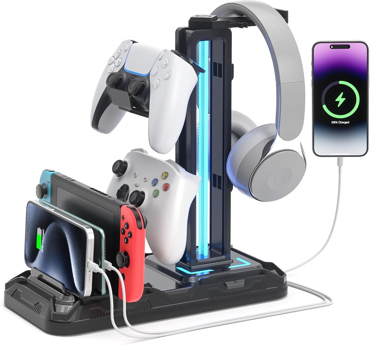 KDD Headset Stand - Organize & Charge in Style