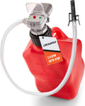 Deway Automatic Fuel Transfer Pump with Auto-Stop - Portable 51in Hose