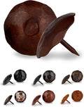 50 Pack 1.5 in Round Head Iron Clavos - Sealed Rusted Decorative Nails