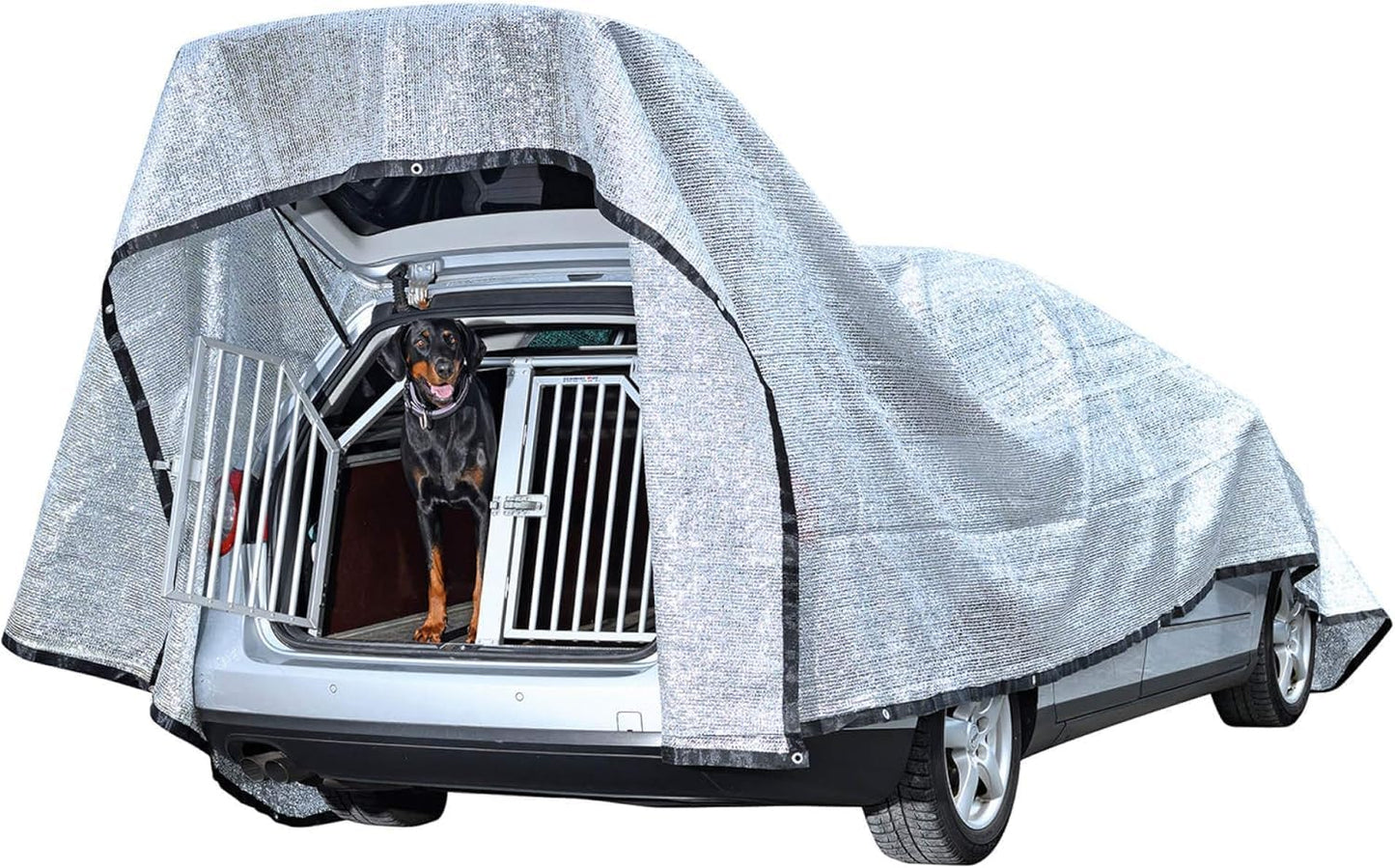 Aluminum Shade Cloth for Car, 90% Heat Reflective Tarp