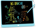 KOKODI 16 in LCD Writing Tablet for Toddlers - Colorful Doodle Board
