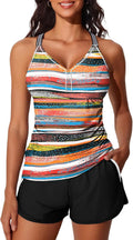 Summer Mae Modest Tankini Swimsuits for Women - Sporty Pockets & Tummy
