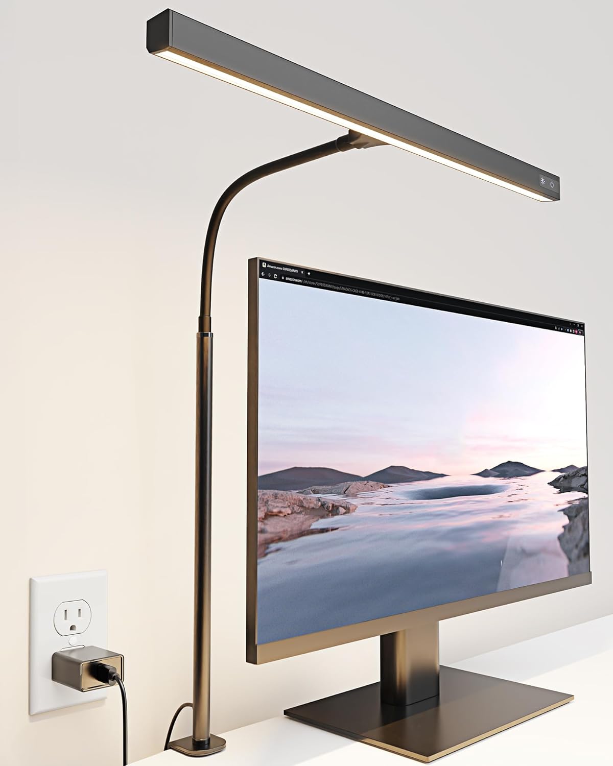 Adjustable Gooseneck LED Desk Lamp by SUPERDANNY