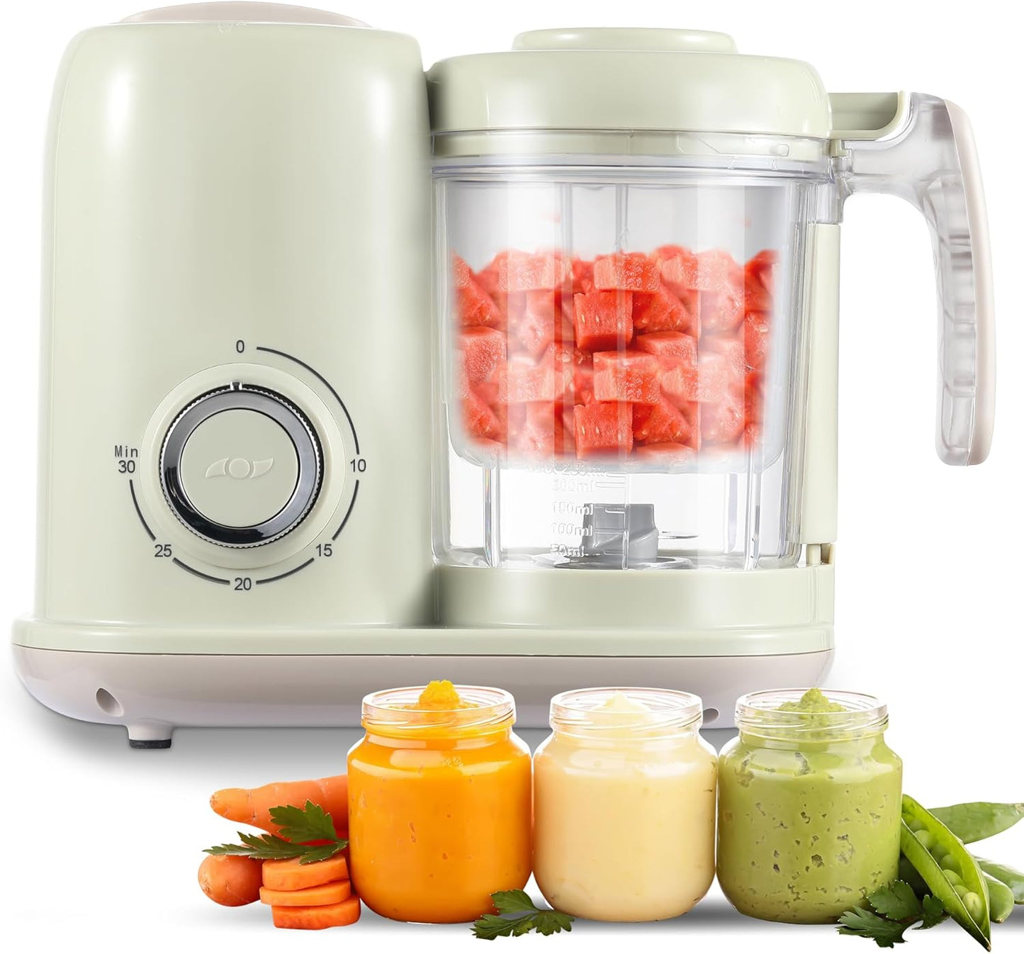 AMZBABYCHEF - 4-in-1 Baby Food Maker - Healthy Purees!