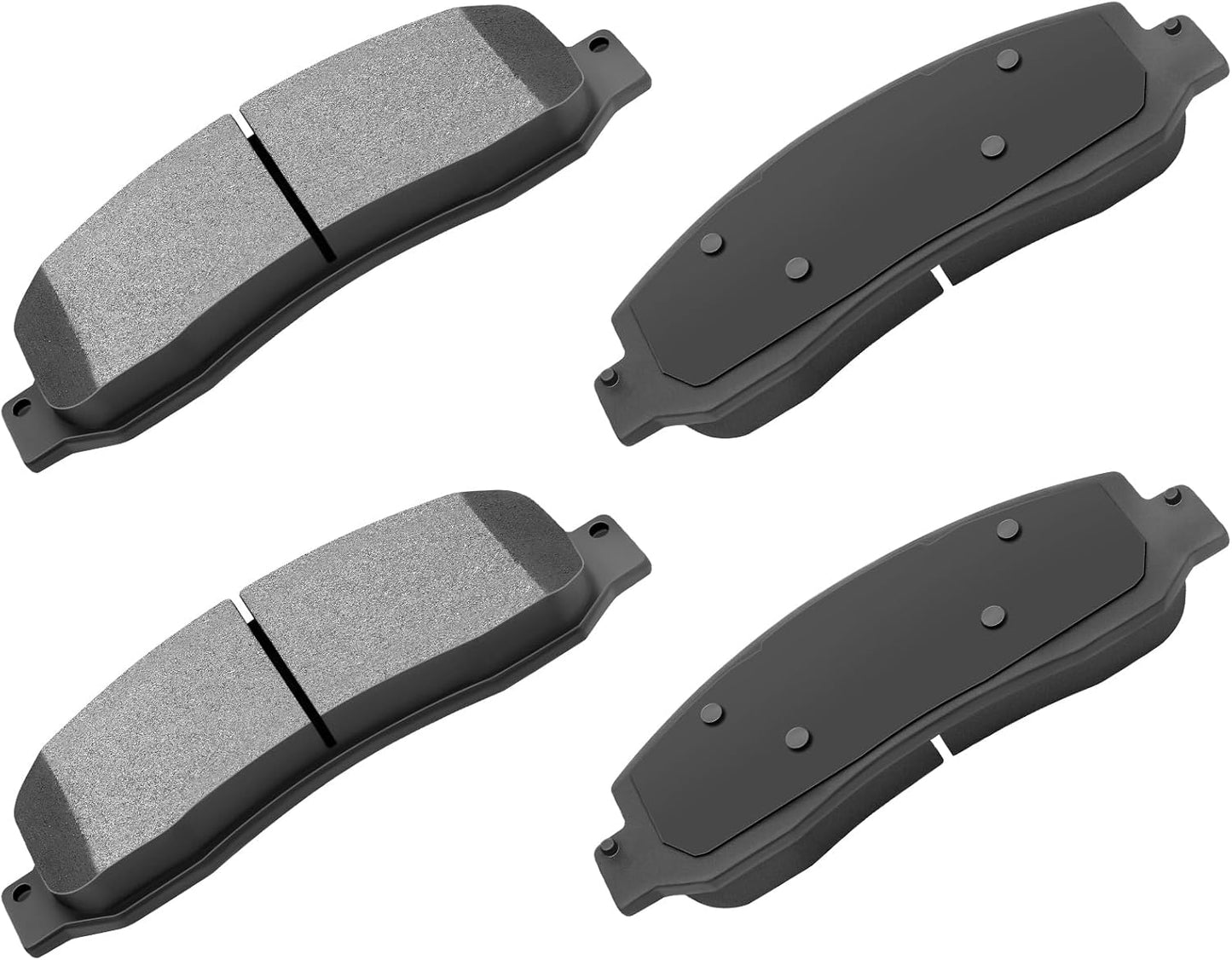 cciyu D1069 Ceramic Front Brake Pad Set for Ford Super Duty