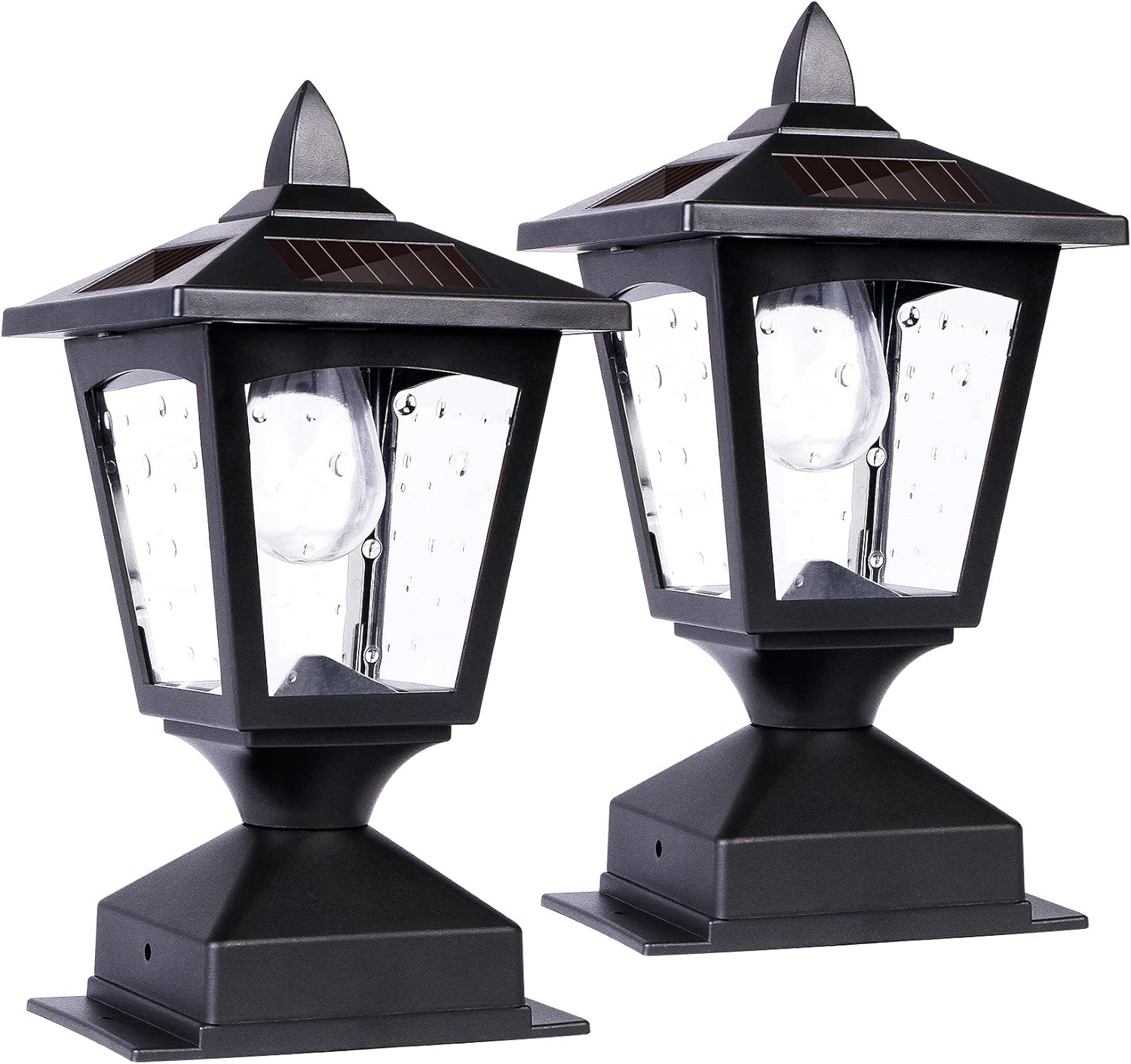 Solar Post Lights Outdoor for Garden, Deck, and Patio Use
