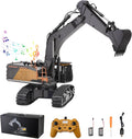VEVOR Remote Control Excavator Toy with Metal Shovel for Kids
