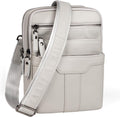 Leather Messenger Bag for Men - Compact Genuine Cowhide Sling