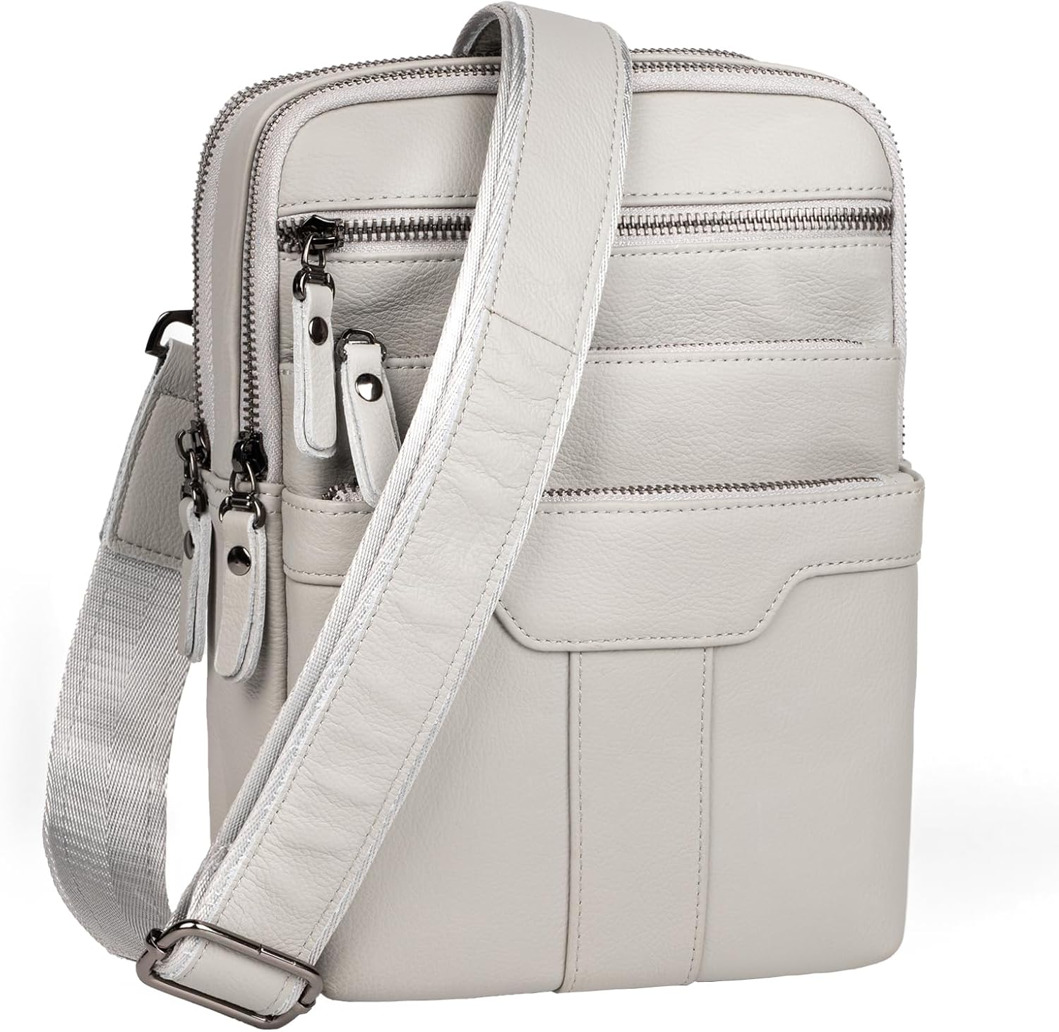 Durable Genuine Leather Messenger Bag for Men - Stylish Sling Pack