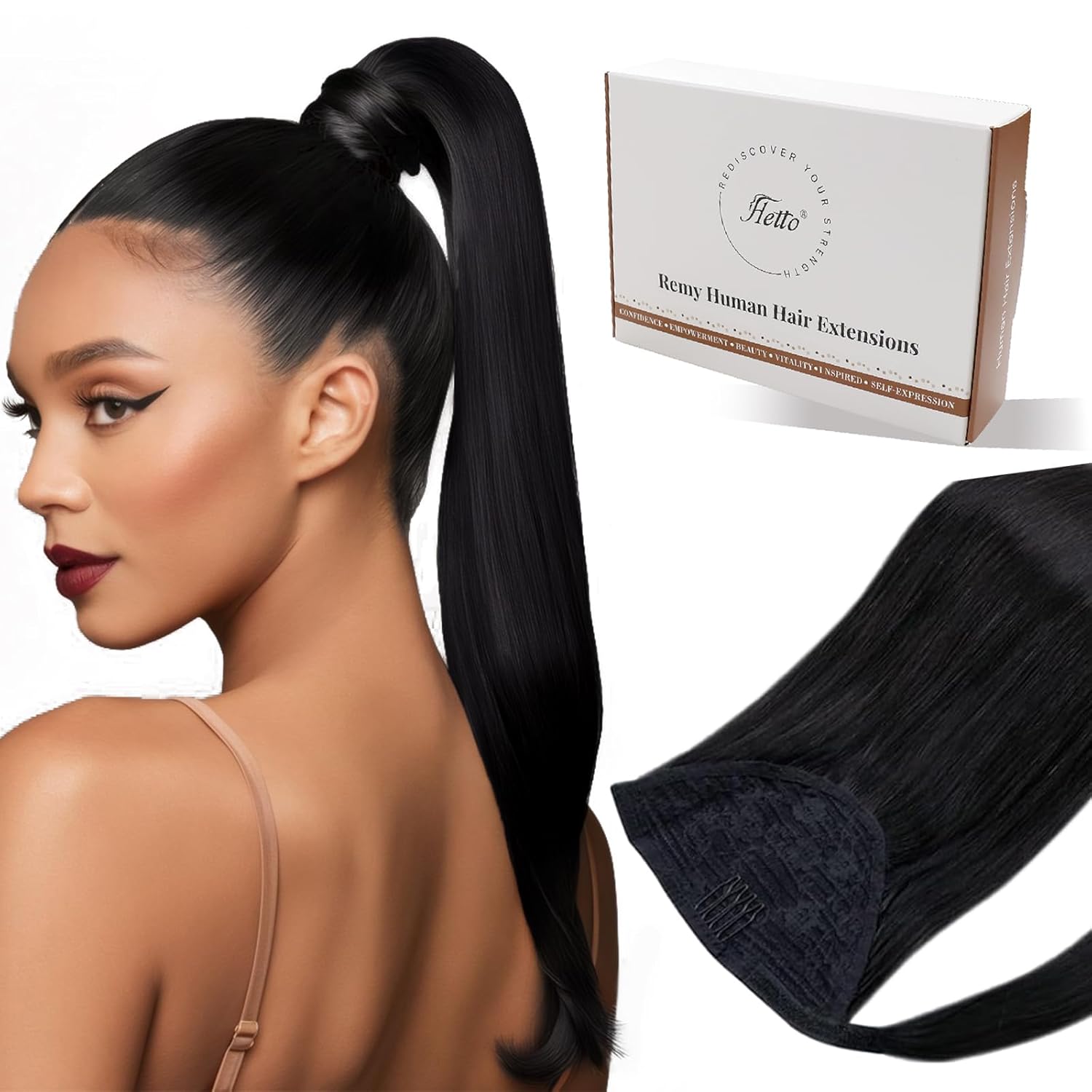 Hetto Ponytail Hair Extensions for Effortless Style