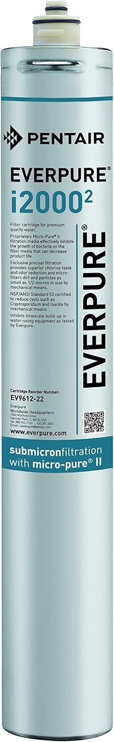 Everpure EV961222 i2000 2 Filter Cartridge for Clean Water