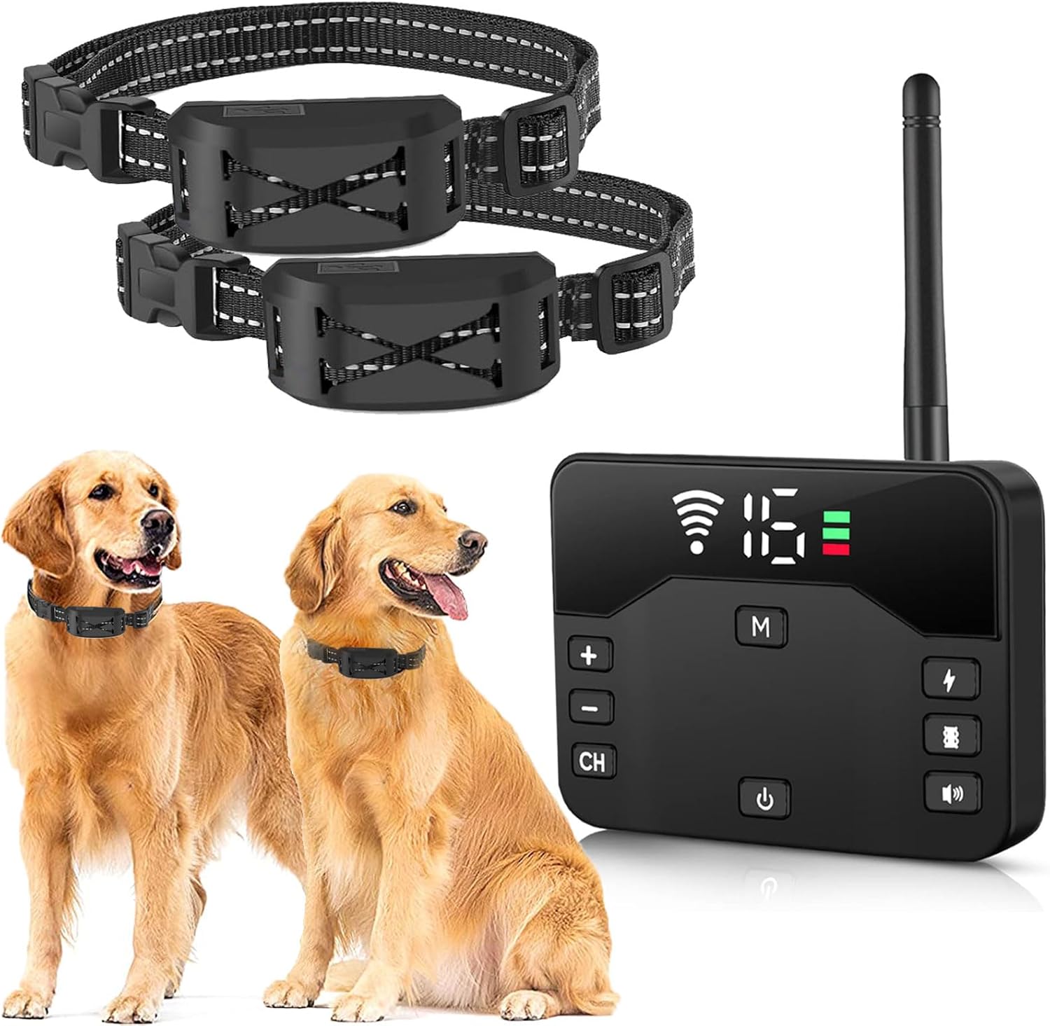 Wireless Dog Fence System for 2 Dogs - 2025 Newest Training Collar
