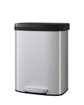 Garvee 16 Gallon Stainless Steel Trash Can with Soft-Close Lid - Sleek