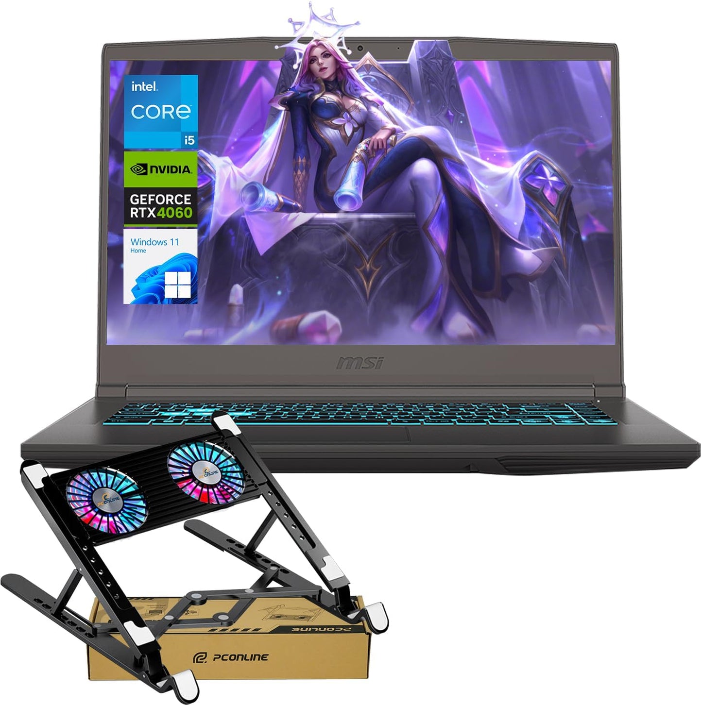 MSI Ultra Thin 15 VR-Ready Gaming Laptop with RTX 4060