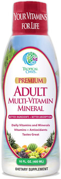 Tropical Oasis Adult Liquid Multivitamin for Daily Health Boost