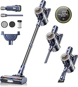 HONITURE Cordless Vacuum Cleaner S15: Powerful 450W Suction