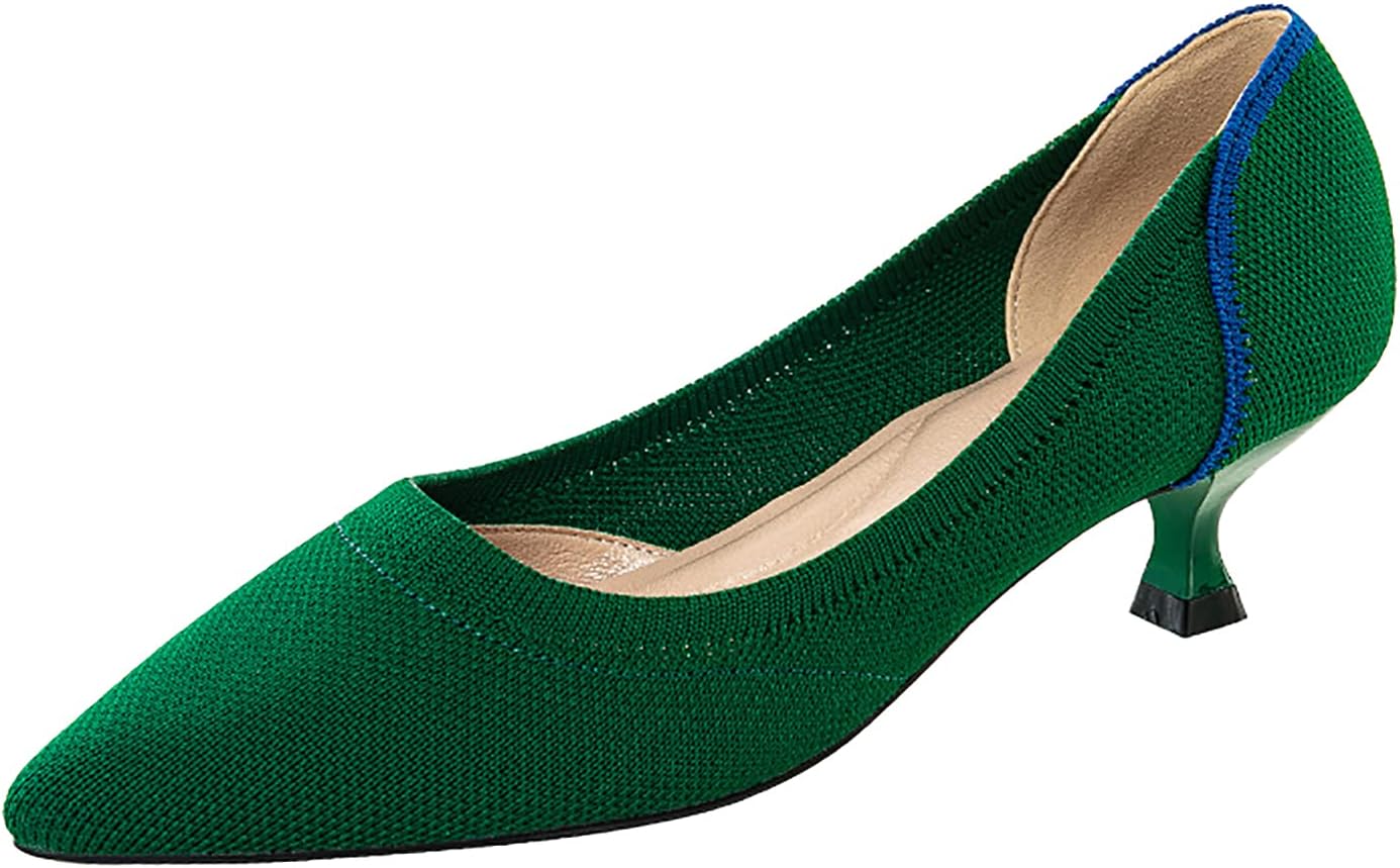 Youngshow Women's Pumps Kitten Heels for Comfort and Style