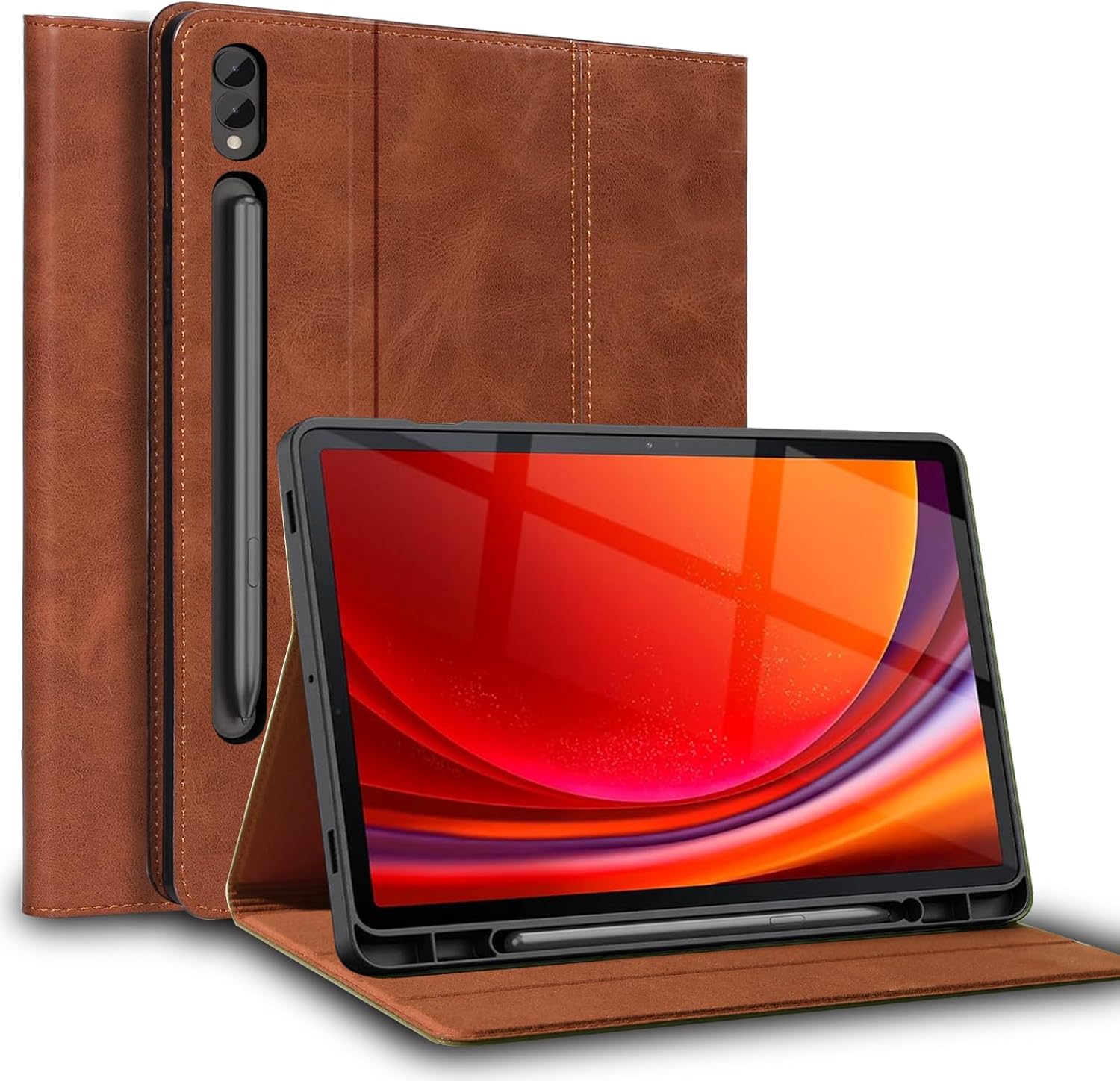 Genuine Leather Case for Samsung Galaxy Tab S9/S10 Ultra 14.6 in
