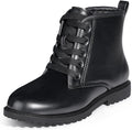 FITORY Ankle Combat Boots Kids Glitter Waterproof - Easy On/Off