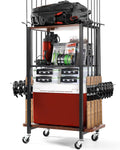 Ghosthorn Fishing Rod Holders Rotating Tackle Storage Cart - Holds 10