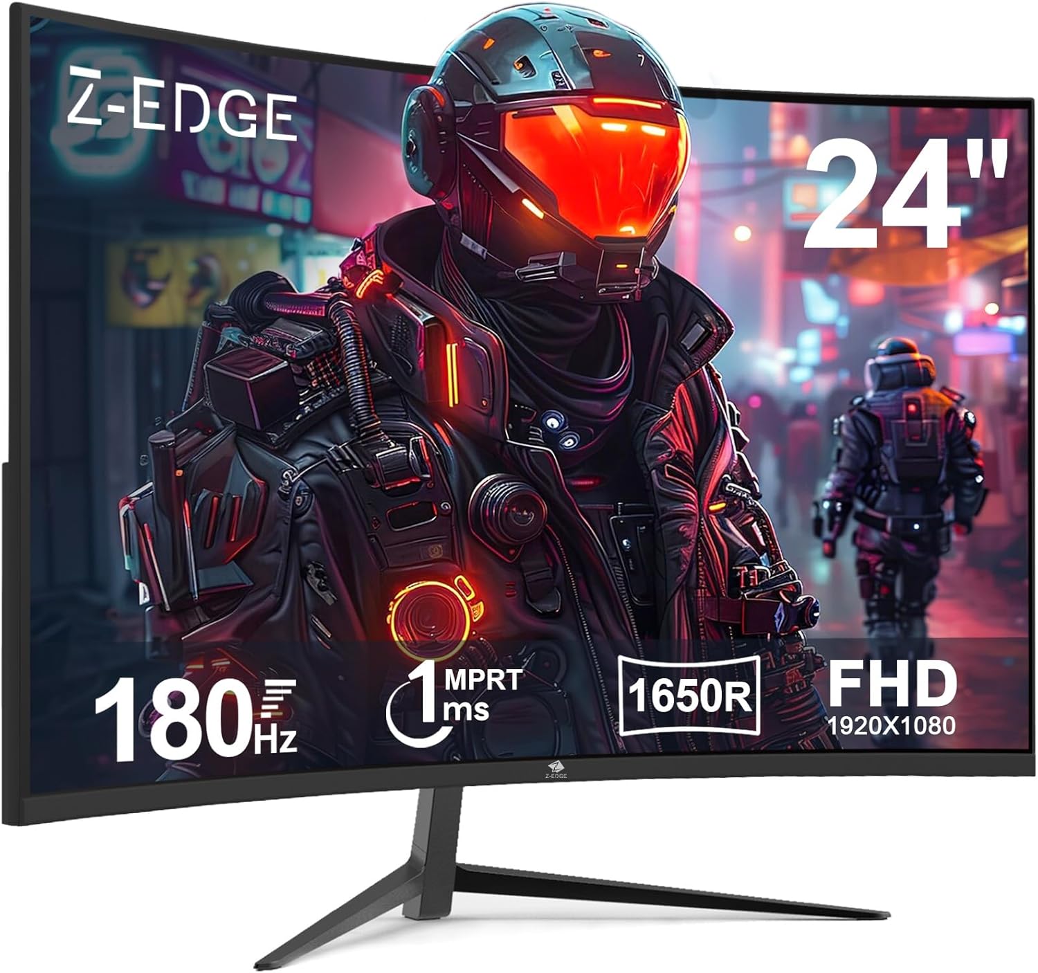 Z-Edge 24 Curved Gaming Monitor - 180Hz 1ms FHD
