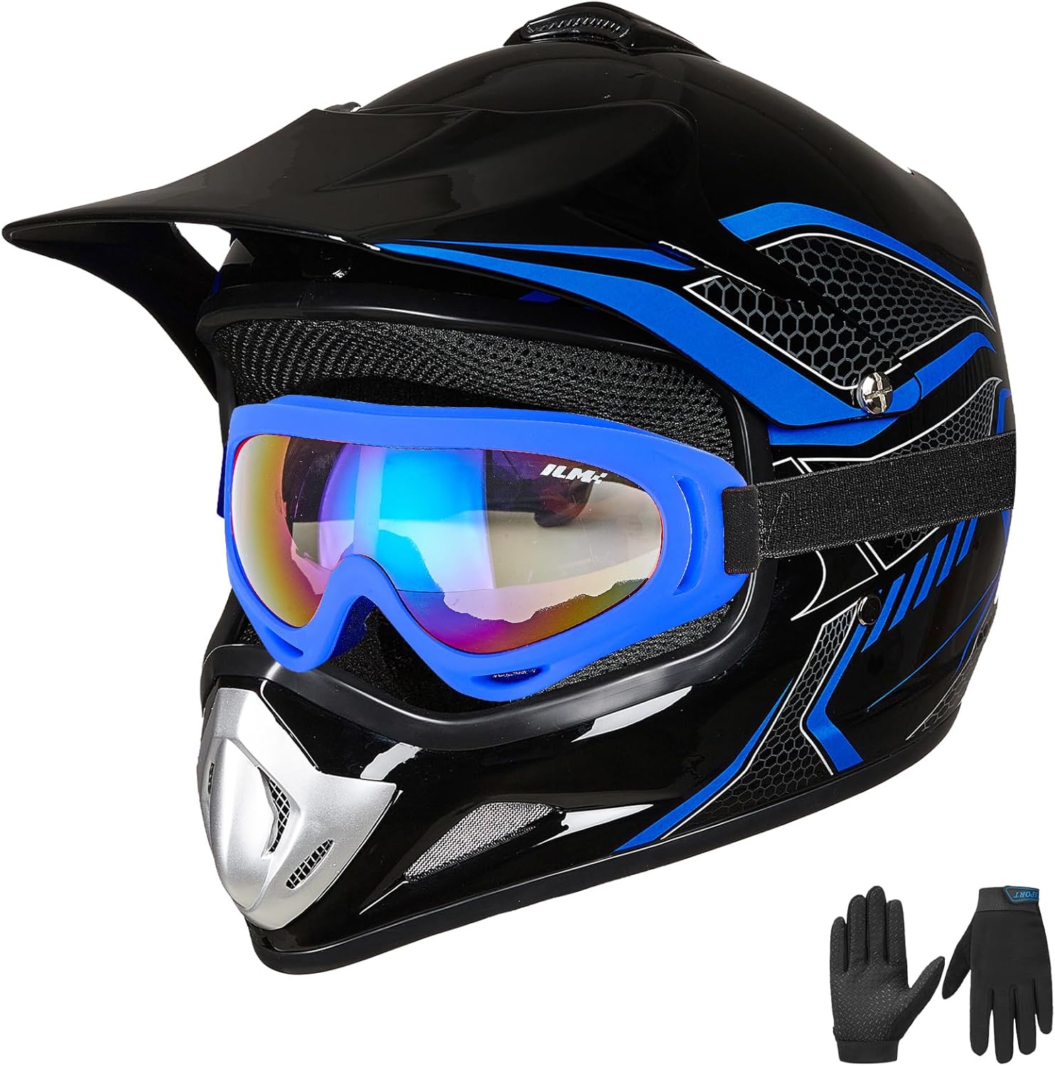 ILM Youth Kids Dirt Bike Helmet for Safe Off-Road Riding